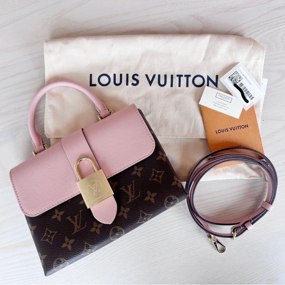 LOUIS VUITTON Monogram Locky BB Pink